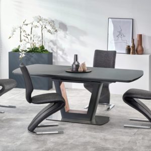 Bilotti étkezőasztal (antracit matt/világos szürke matt,dió)