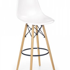 H-51 bárszék (fehér, fekete)