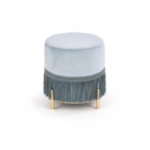 Cosby puff (világos kék, szürke)