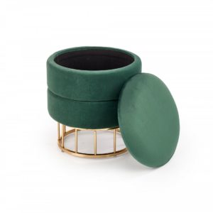 Minty puff (sötétzöld, szürke)