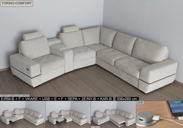 Torino-Comfort elemes ülőgarnitúra - Image 3