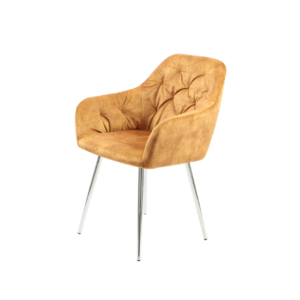 Astoria 115 króm étkezőszék (sárga)